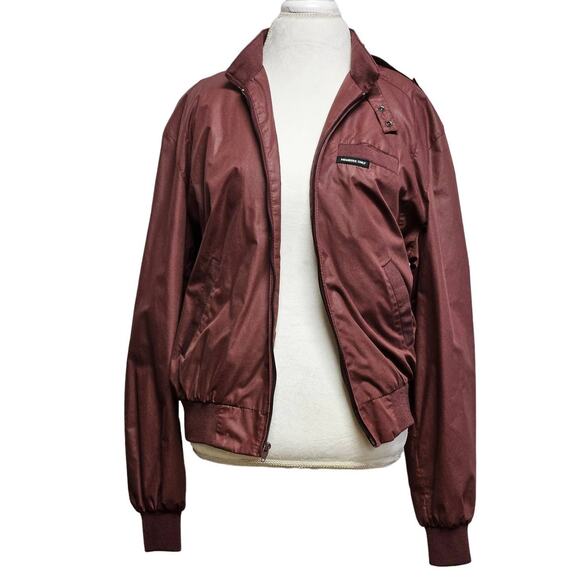 Members Only Vintage Unisex 80s Retro Racer Bomber Jacket Size 42 Large - Picture 1 of 13